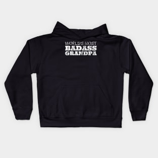 World's Most Badass Grandpa Kids Hoodie